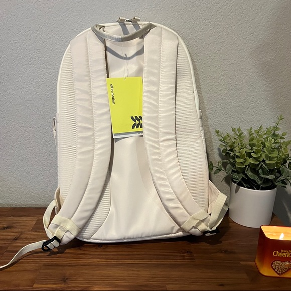 Off White 17.5" Backpack Lifestyle - All in Motion - Picture 2 of 4